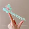 10pcs Cute and Sweet Butterfly 's Telephone Line Hair Bands, Gentle and Versatile 5 Color Butterfly Set Hairpins, for Daily Versatile Hair Accessories