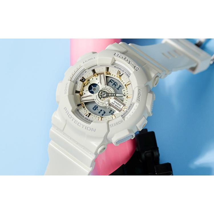 CASIO Women's BABY-G White Watch BA-110GA-7A2PR BA-110GA-7A2PR