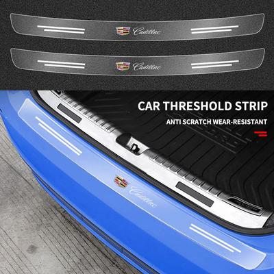 Car Rear Bumper Trunk Sill Transparent Protector Sticker For Logo Escalade CTS ATS SRX XTS XT5 STS CT5 CT6 BLS XLR