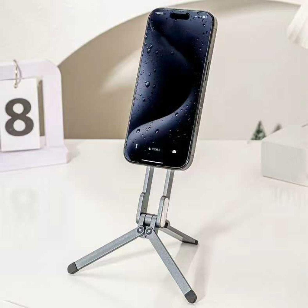 Foldable Phone Tripod Carabiner Creative Phone Handle Holder Magnetic Phone Tripod  Travel