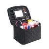 Makeup Bag Handle Dustproof Mirror Cosmetic Bags Square Soft Foldable Lightweight Toiletry Case Traveling Foundation