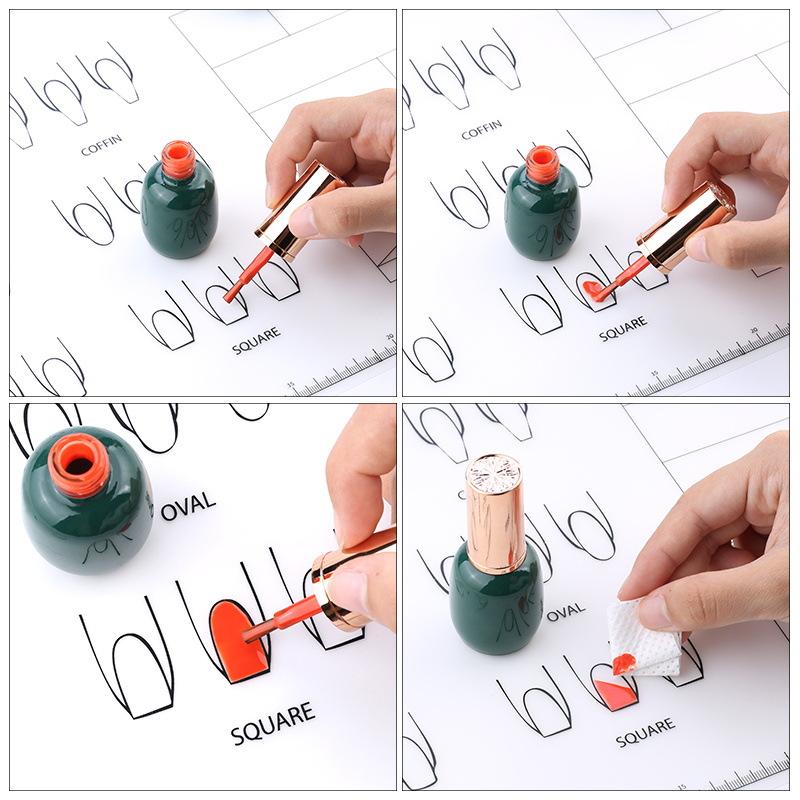 Nail Art Practice Table Mat Grs Silicone Nail Coloring Pad Nail Sticker Printing Nail Art Tool Coloring Pad Silicone Pad