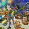 Yi Niao Light & Shadow Story Series Sticker Pack: 20 Large Night View, Irregular Shape Scenery Stickers for DIY Decoration