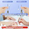 14pcs 3/32'' Nail Diamond Carbide Cuticle Remover Drill Bits for Nails for Acrylic Gel Nails Cuticle Manicure Drill Kit With Box