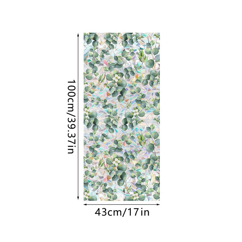Bunte Regenbogenvogel Muster Prismatische Fensterfolie Wiederverwendbar Klebstofffrei Statisch Haftend Regenbogen Sonnenfänger Aufkleber Für Heimdeko