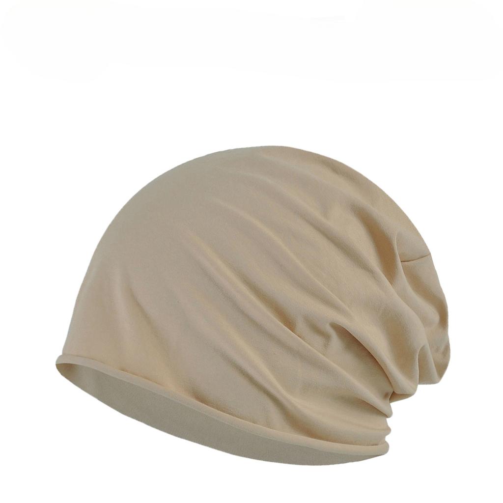 Czapka Baotou Cienka męska i damska czapka z karbowanym kołnierzem Jednolity kolor Bawełna Jednowarstwowa Modna uniwersalna czapka poporodowa dla kobiet w ciąży