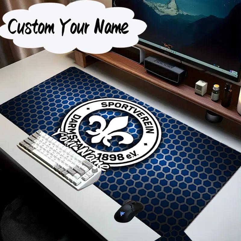 Custom Name Mouse pad Sport Darmstadt Mouse pad, Gaming Mouse Pad, keyboard pad, Desk Decor for computer notebook Fan Birthday Gift