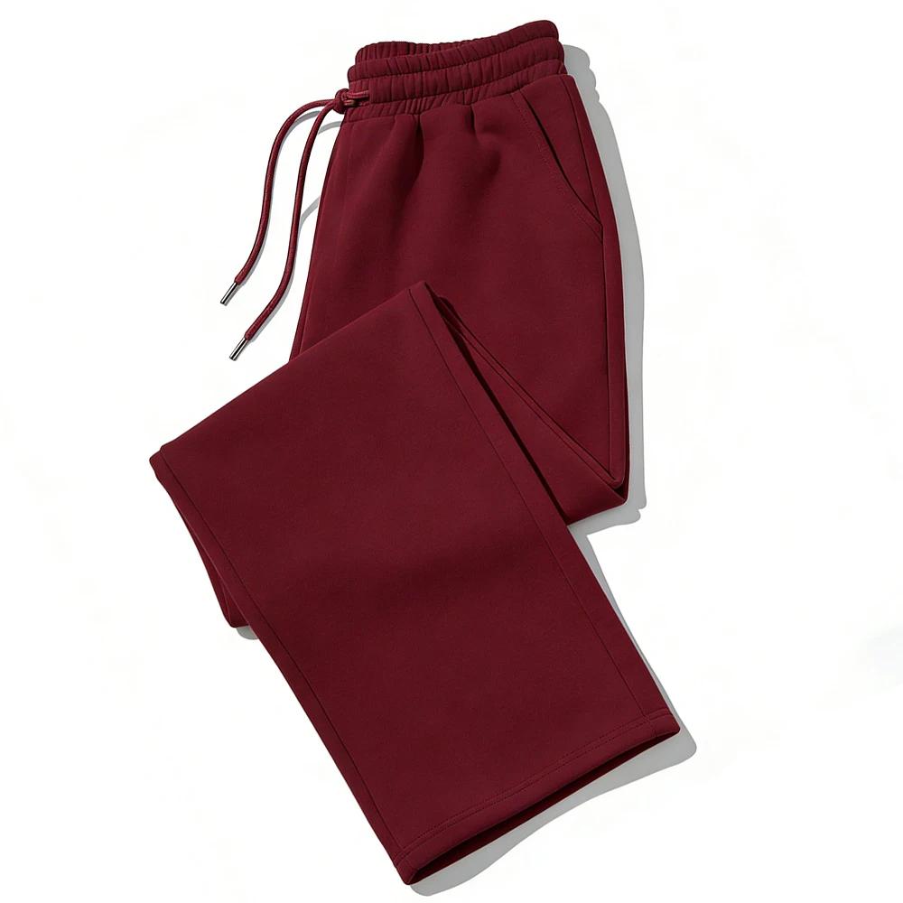 Pánské tepláky Rovný střih Joggers pro sport a streetwear Volné Oversized Ležérní kalhoty Pánské Dlouhé kalhoty