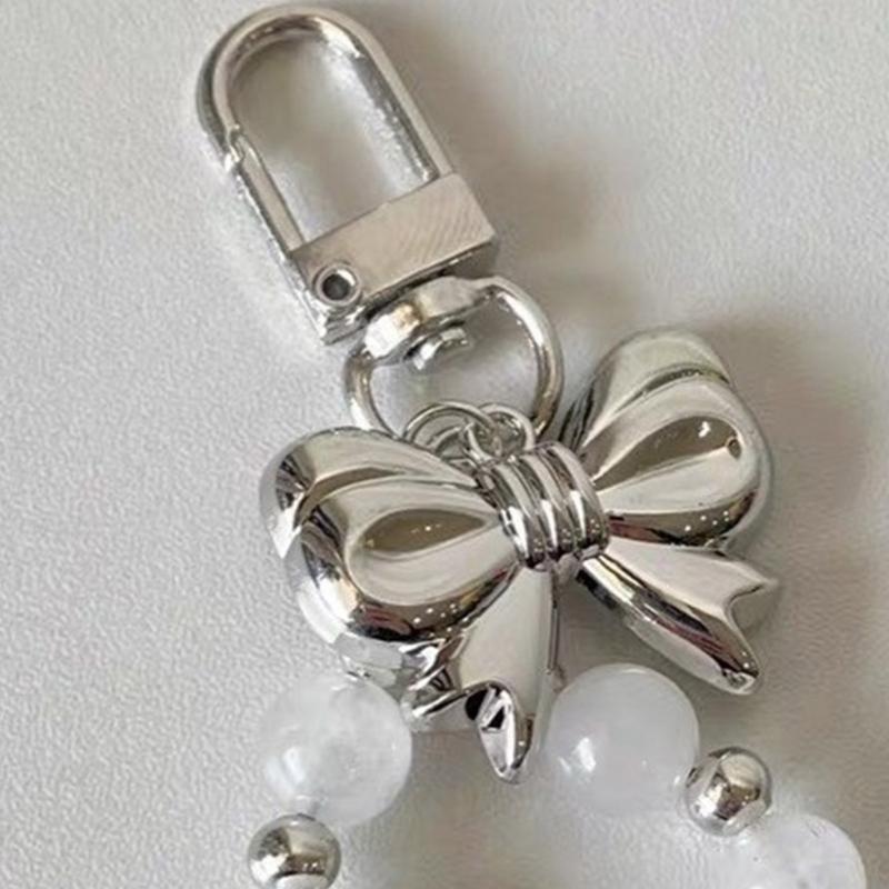Versatile Bowknot Keychain Phone Ornament Stylish Bowknot Bag Accessory Phone Pendants Bag Jewelry for Adults and Teens
