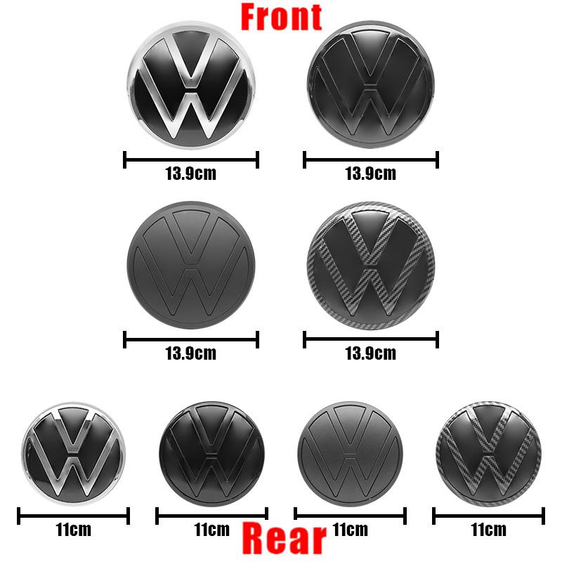 Voor VOLKSWAGEN 1 Stuk 139mm 110mm VW Auto Logo Embleem Motorkap Voor En Achter Staart Markering Achter Badge Stickers Voor Volkswagen Polo 2019-20