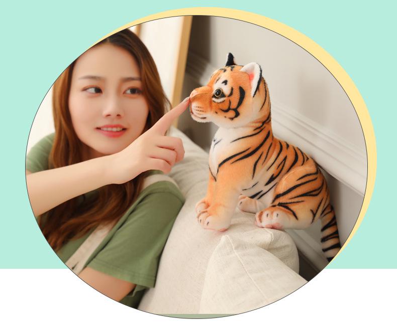 Creative Cartoon Little Tiger Plush Toy Doll - Year of the Tiger Claw Machine Prize