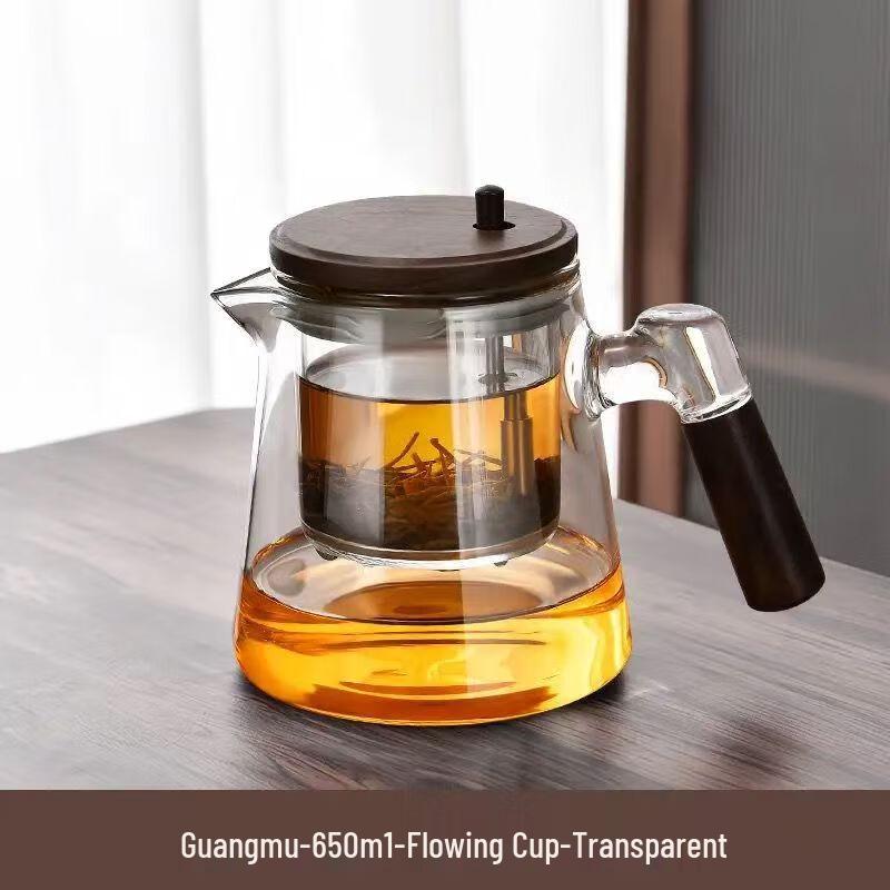 Mr. Jian Heat-Resistant Glass Teapot with Tea-Water Separator