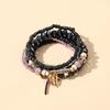 Stylish Glass Multi-Layer Bracelet Stacking Statement Bracelets Fashionable and Comfortable Jewelry for Women and Girls