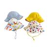 New Kids Bucket Hat Double-side Fisherman Hat Spring Summer Children Sun Hats for Girls and Boys Outdoor Baby Sun Hat