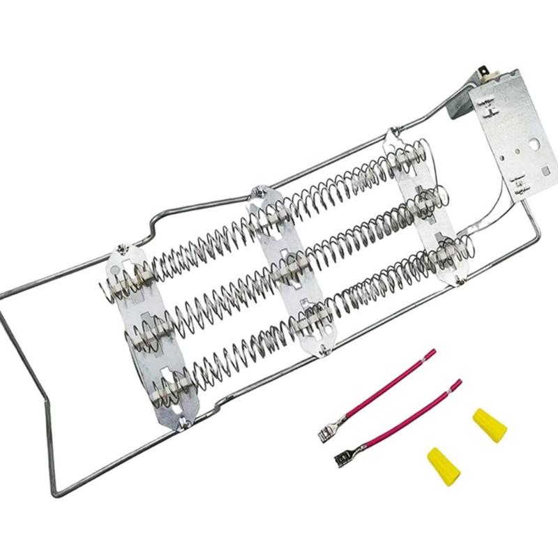 Dryer Heating Part Replacement Electric Dryer Heating Tube Aluminum Alloy Heating Accessory for Effective Operation