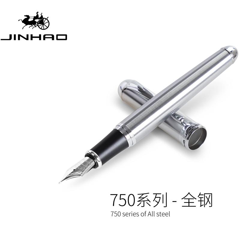 Jinhao X750 Luxury Fountain Pen Metal 0.5MM Medium Nib Calligraphy Writing Pens School Useful Office School Stationery Supplies