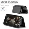 CaseMe-C22 Protective Skins For iPhone  17/17 Air/17 Pro/17 Pro Max , Luxury PU Leather Case Wallet Card Holder Phone Cover for Woman Man