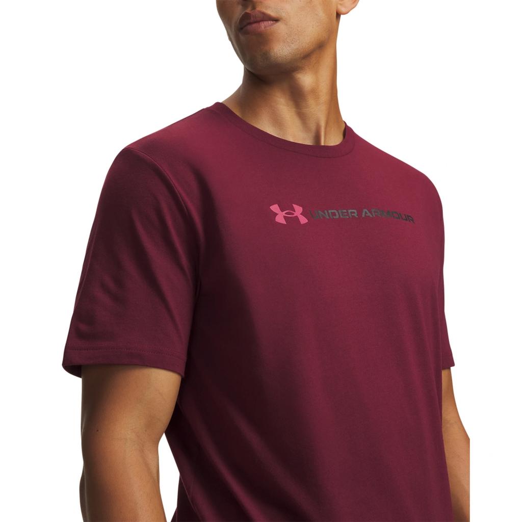 Under Armour Men' T-Shirt Logo Wordmark Ss