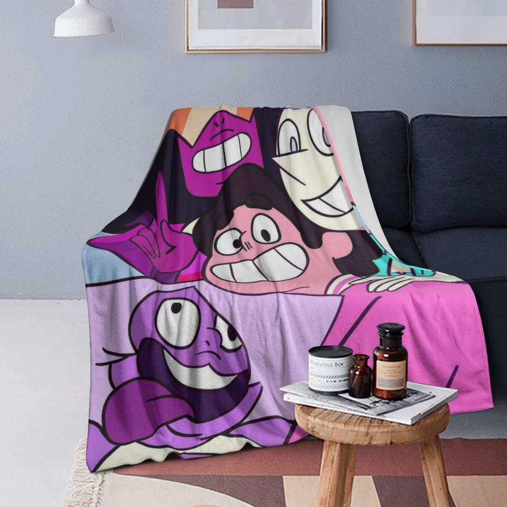 Steven Universe Cartone Animato Carino Coperte Morbida Calda Flanella Coperta Plaid Biancheria da Letto per Letto Soggiorno Picnic Viaggio Casa Divano