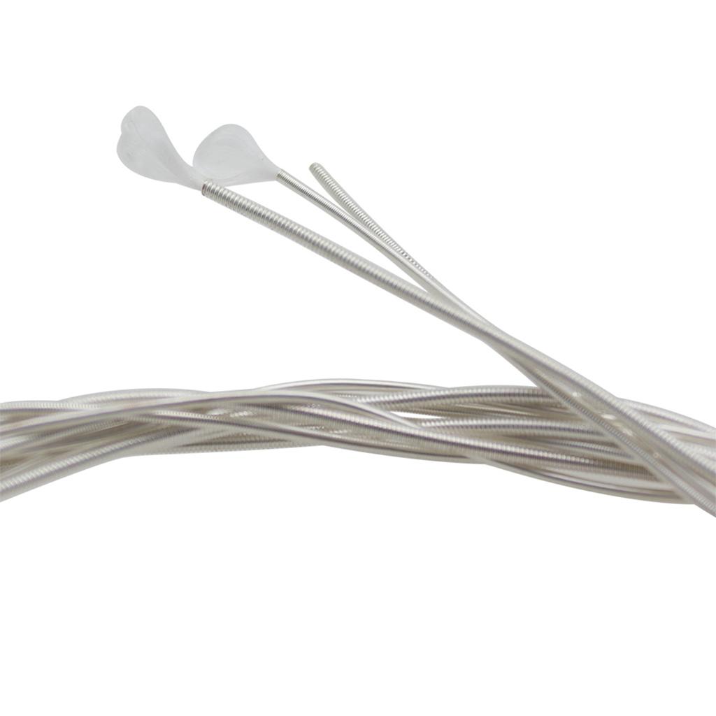 Black Nylon Core Silver Plated Copper Wound 1st 6th(.028 .043) 6pcs Classical Guitar Strings String Set