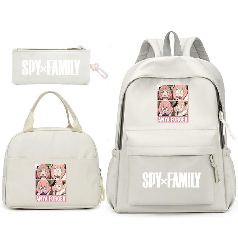School Season Spy Playhouse Printed Backpack Pencil Bag Shoulder Bag Leisure Primary And Secondary School Students Schoolbag