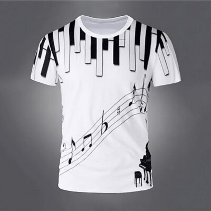 Music Festival Men's Graphic Music T Shirt Short Sleeve T shirt 3D Print Crew Neck Shirt Vintage Fashion Designer Outdoor Daily Sports Summer Clothing