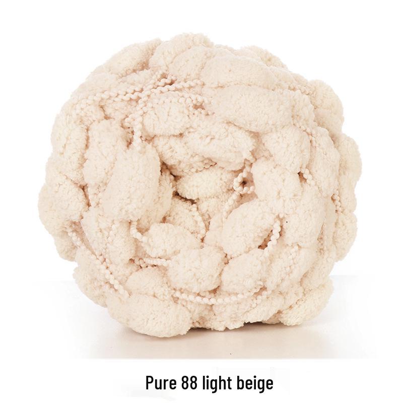 Dickes Woll-Perlgarn für handgestrickte Sofa- und Autositzkissen