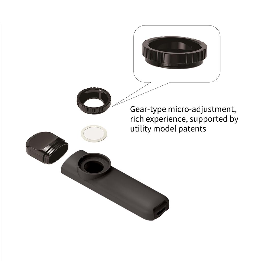 ABS Kazoo Flöte mit 8 Stück Membran Musikinstrument Ukulele Gitarrenpartner Musikinstrument für Kind Erwachsener