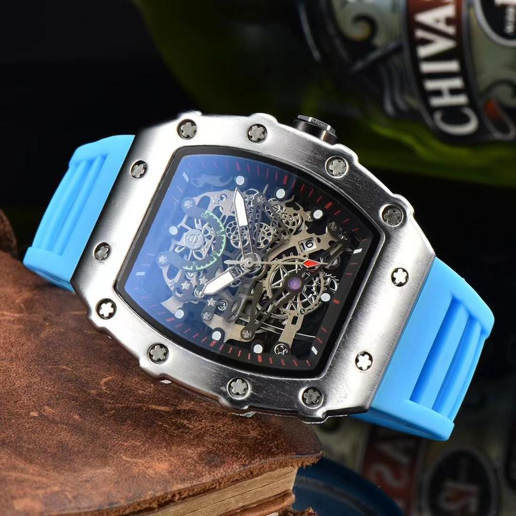 Best-Selling New Richard Skeleton Barrel Sport Men's Watch