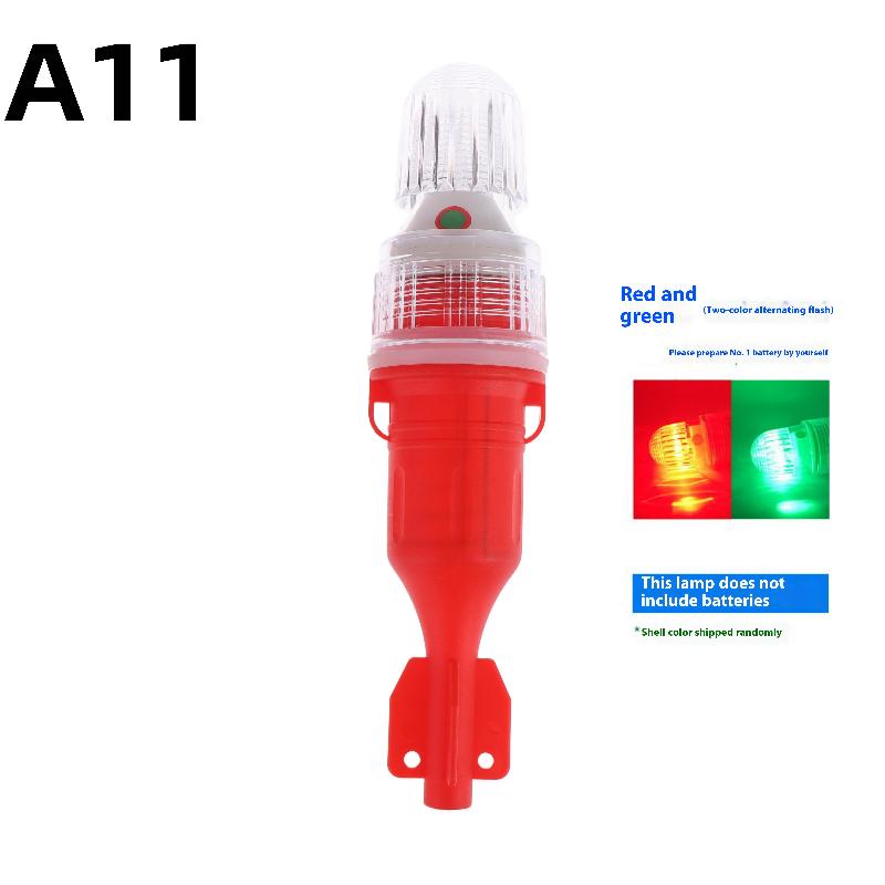 Морской сигнальный огонь Водонепроницаемый светодиодный рыболовный огонь Рыболовный двойной проблесковый маяк Сигнальный огонь буя Водонепроницаемый сетевой проблесковый предупреждающий огонь