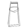 Multi-functional Stainless Steel Non-Slip Kitchen Tray and Dish Holder Tongs