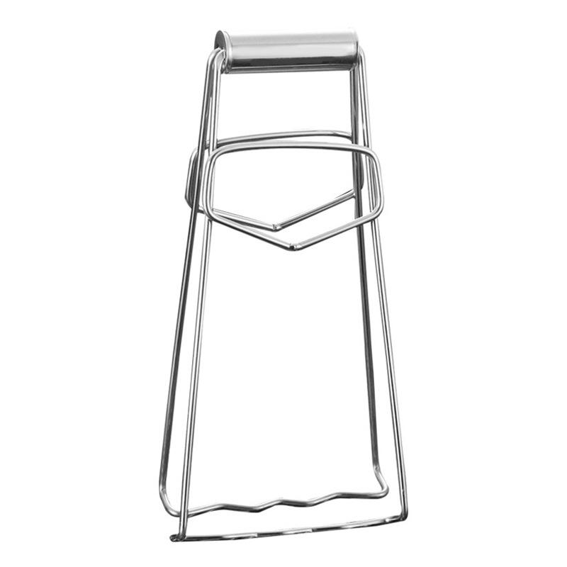 

Multi-functional Stainless Steel Non-Slip Kitchen Tray and Dish Holder Tongs