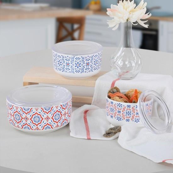 

Keramika Pattern Контейнер для хранения Kera 12-14-16 см 3 шт.