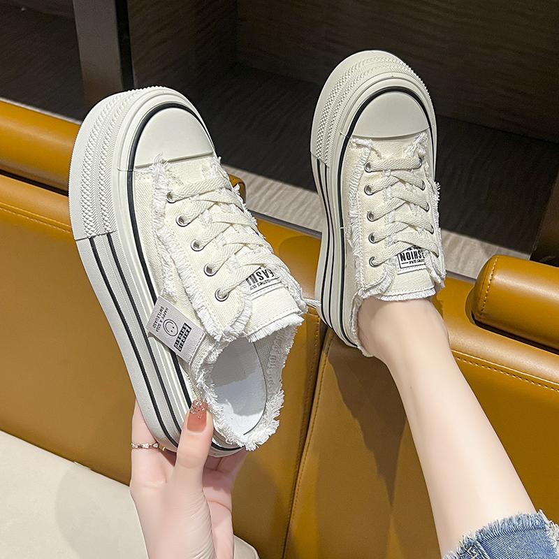 Summer 2024 Thick Slides Platform Women's Slippers and Ladies Sandals Height Shoes Mules Outside Waterproof Normal New Fashion