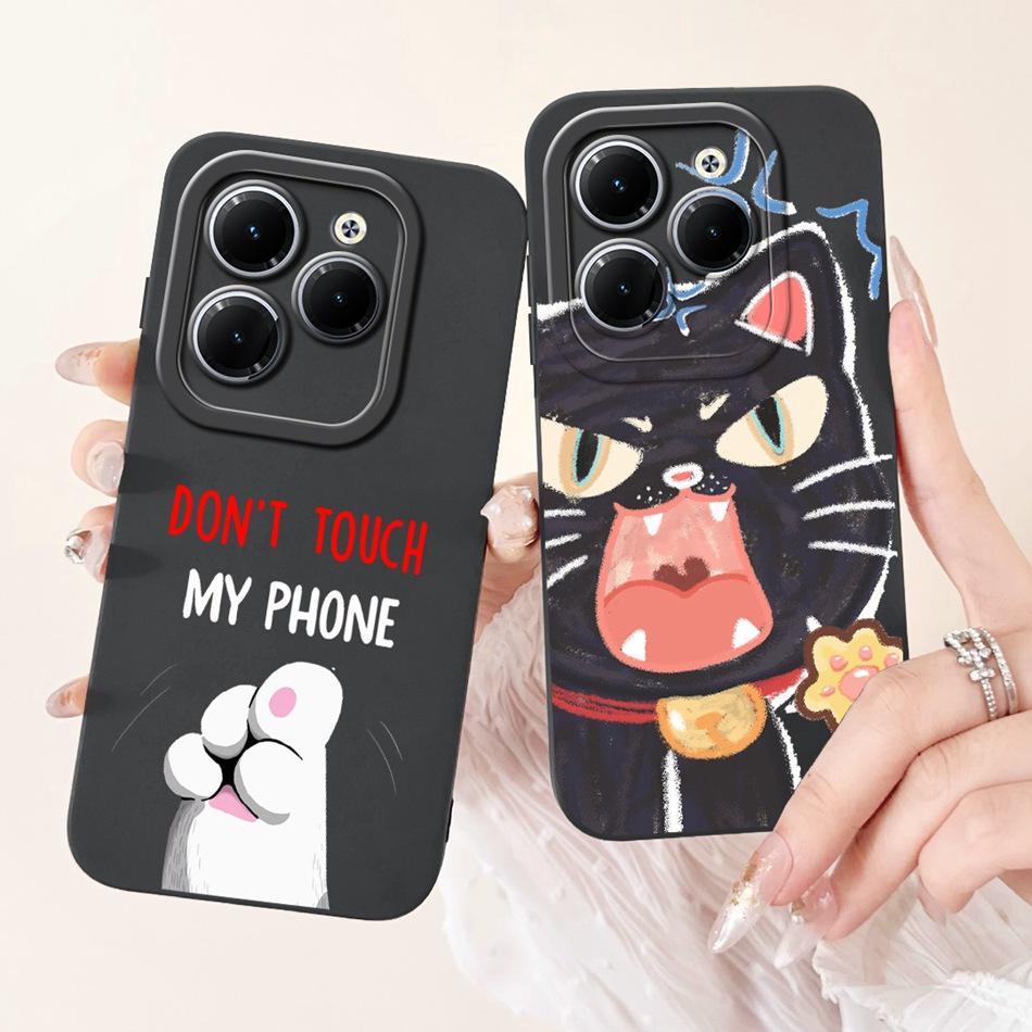 For Infinix Hot 40 Pro Case Hot 40 40i 40Pro Hot40 Hot40i Cute Panda Rabbit Cartoon Soft Silicone Shockproof Phone Cases