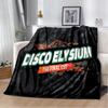 Disco Elysium Spiel Gamer Cartoon Decke, Weiche Überwurfdecke für Zuhause Schlafzimmer Bett Sofa Picknick Reise Büro Abdeckdecke Kinder
