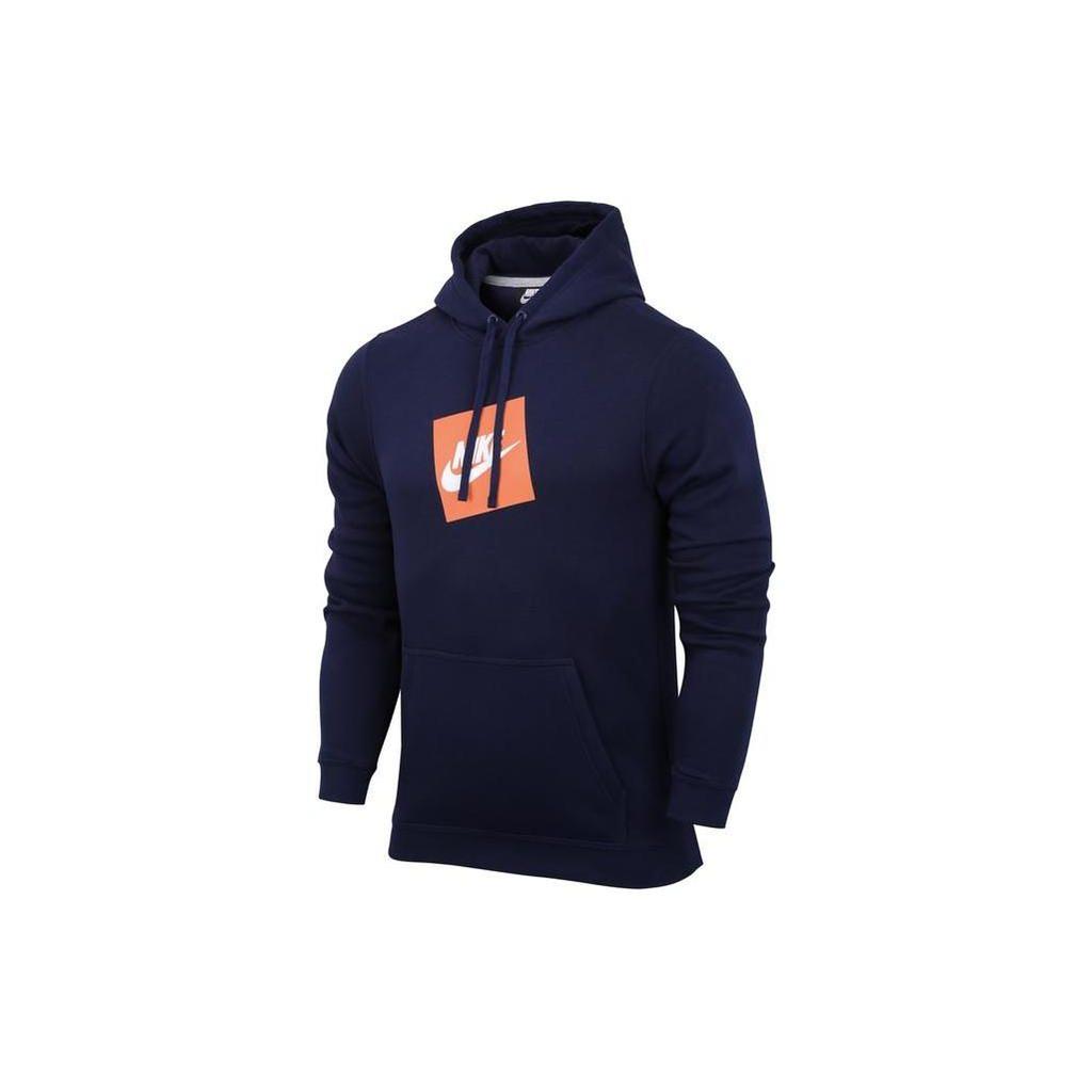 Nike Sweatshirts Men's Blue Hooded Moderate Regular CD9248-451