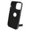 Case for IPhone PU Leather Full Protection Shockproof Slim Cell Phone Cover for Men Daily Use Black for IPhone 14 Pro