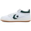 Fastbreak Comfortable and Versatile Non-slip and Lightweight Mid-top Board Shoes Unisex White and Green