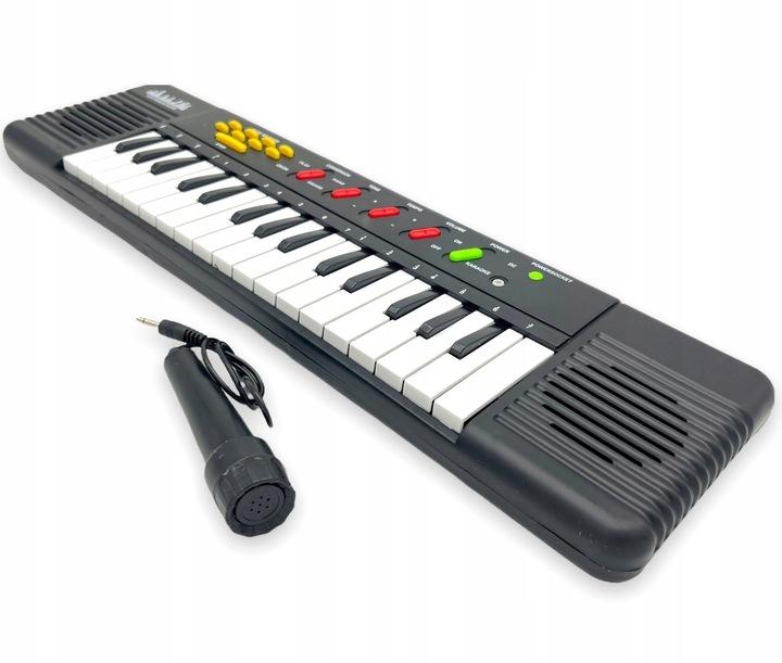 Keyboard Duży Dla Dzieci Pianino Organy Pianinko + Mikrofon