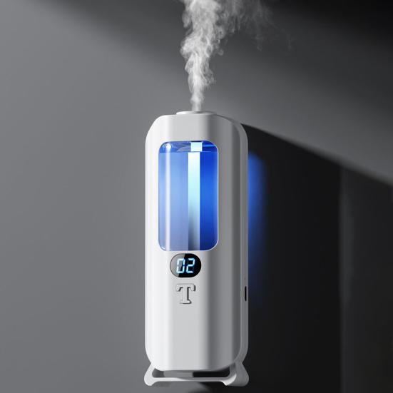 Rechargeable Aromatic Dispenser Essential Oil Diffuser with Light Timer Function 5 Modes Wall Mount Aromatherapy Machine