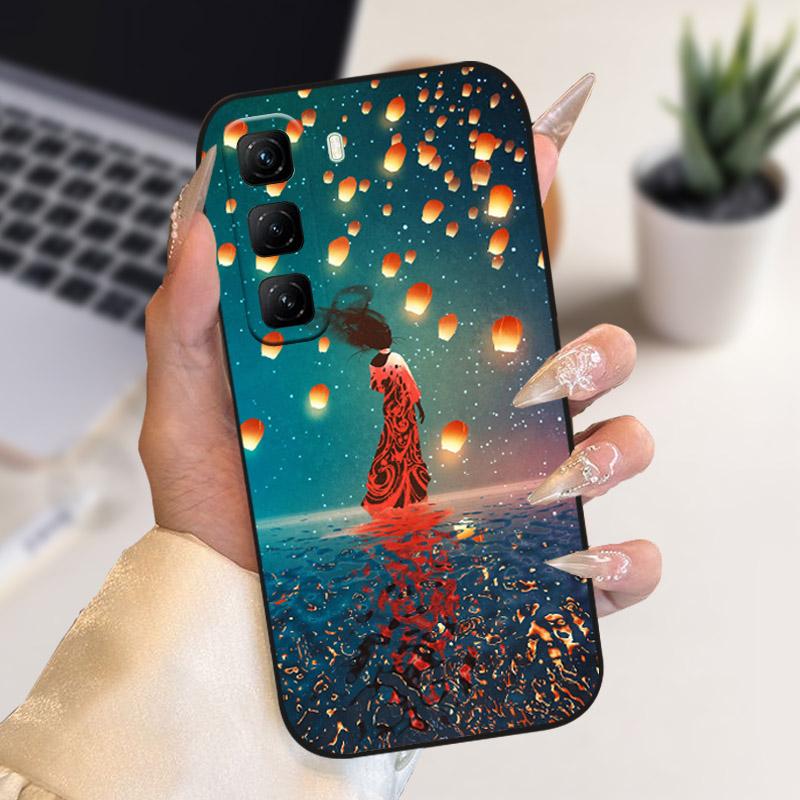 For Infinix Hot60 Pro X6885 4G Phone Case Stylish Animals Pattern Soft Silicon TPU Back Cover For Infinix Hot 60 Pro 60Pro Funda