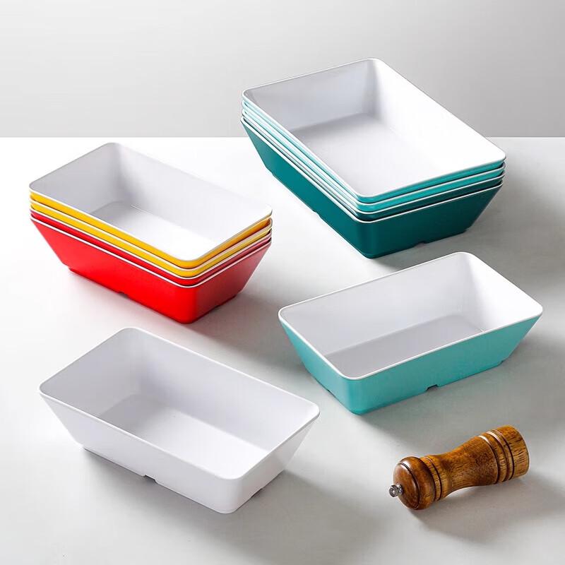 Ruhan Verdicktes Melamin Rechteckiges Serviertablett