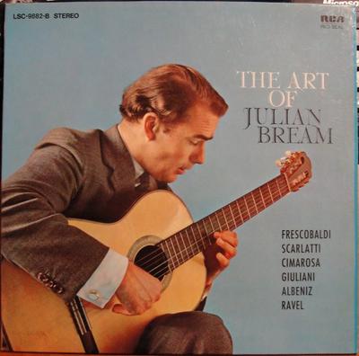 LP Record JULIAN BREAM - The Art Of Julian Bream LSC9882 RCA Red Seal 1961 Germany Classical Used
