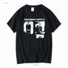 Vtg Throbbing Gristle Band Heavy Cotton All Size Black T Shirt K079 Long or Short Sleeves Vintage Washed Top For Everyday Wear