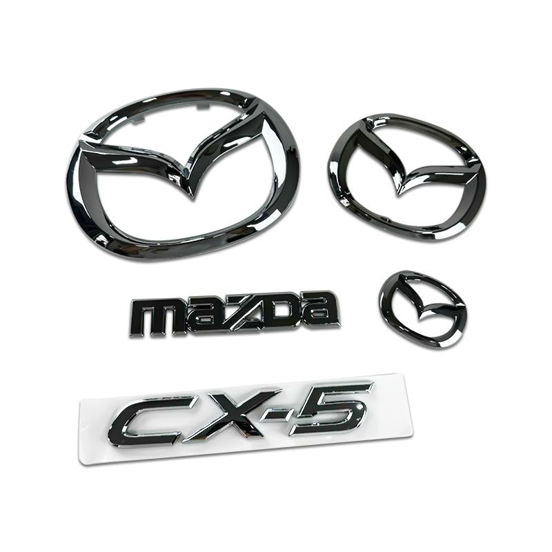 Car Replaced Sticker for Mazda CX-5 CX5 Plastic 3D Front Trunk Emblem Steering CB HNHDS Wheel Badge Body Rear Tail Refitting Decoration