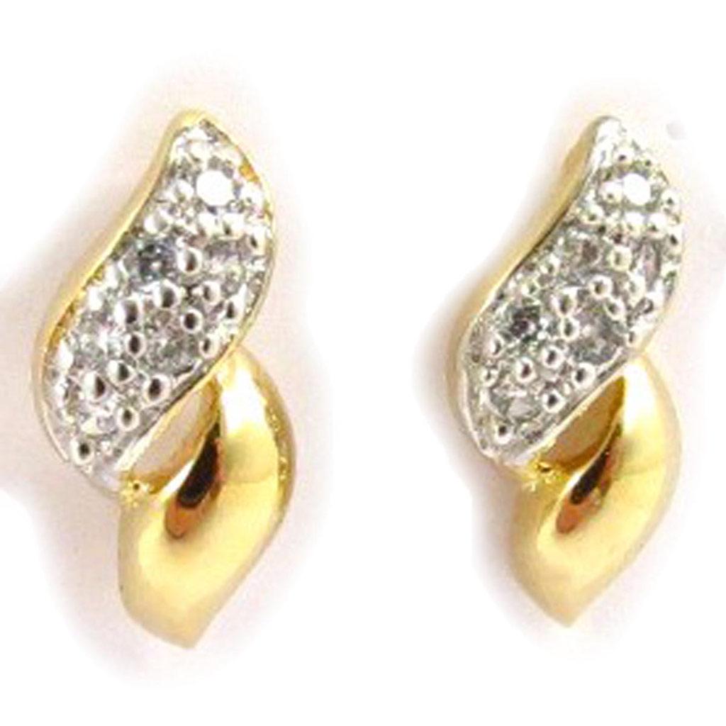 Les Trésors De Lily [C4985] - 'Hübsche' weiße Ohrringe