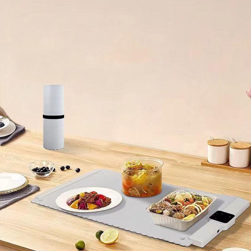 2024 Electric Warming Food Tray Smart Temperature Adjustable Foldable Collapsible Heat Plate Pad