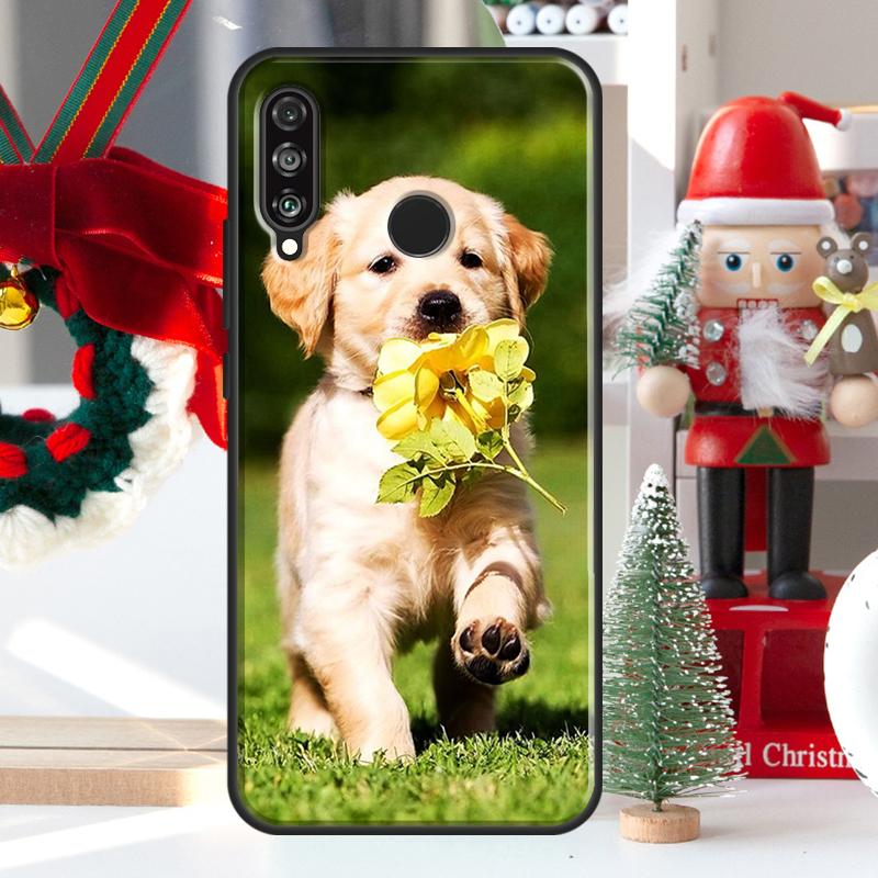 Golden Retriever Hund Für Huawei Nova 12i 11i 8i 12s Y73 Y72 Y61 Y91 Y90 Y70 Y60 9 10 SE P60 Pro P30 P40 Lite Hülle