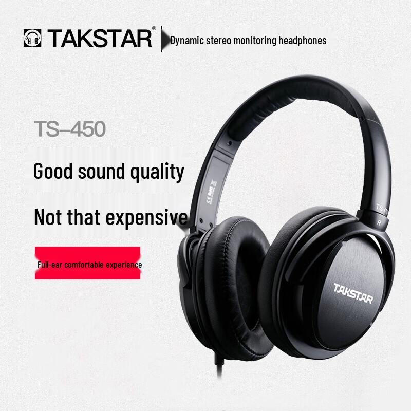 

TAKSTAR TS-450 Professional Dynamic Stereo Over-Ear Headphones TS-450